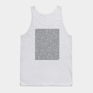 DIGITS OF PI (BOX) Tank Top